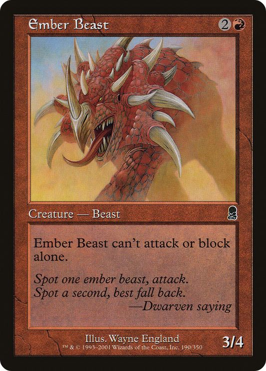 Ember Beast [Odyssey] Foil