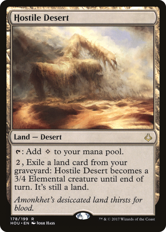 Hostile Desert [Hour of Devastation] Foil