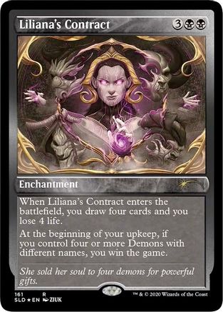 Liliana's Contract (161) Foil - Secret Lair Drop Series