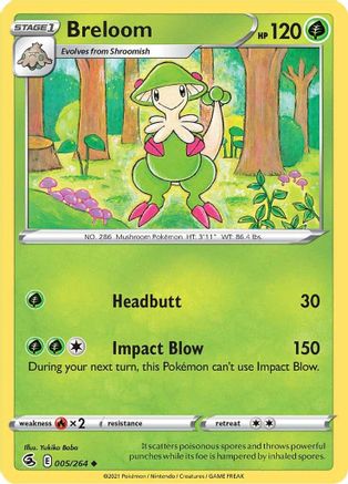 Breloom (005/264) [Sword & Shield: Fusion Strike] | Silver Goblin