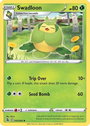 Swadloon (10) Reverse Holofoil - Fusion Strike