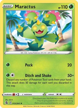 Maractus (12) Reverse Holofoil - Fusion Strike