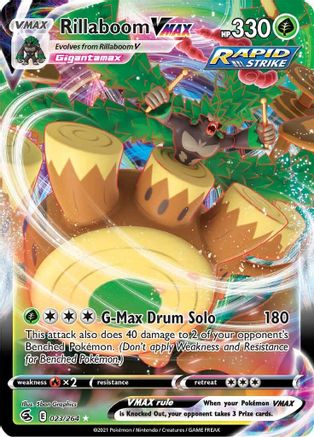 Rillaboom VMAX (23) Holofoil - Fusion Strike