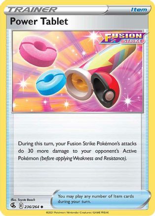 Power Tablet (236) Reverse Holofoil - Fusion Strike