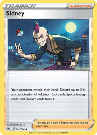Sidney (241) Reverse Holofoil - Fusion Strike