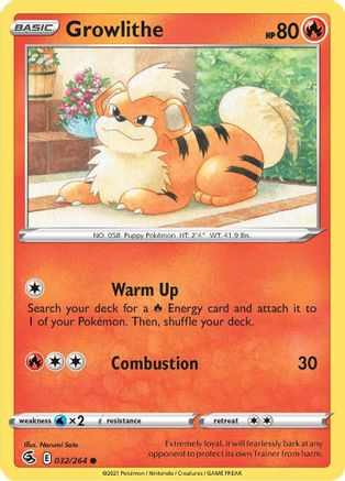 Growlithe (32) - Fusion Strike