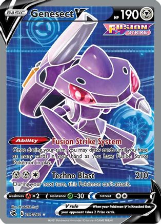 Genesect V (Full Art) (254) Holofoil - Fusion Strike