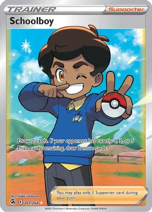 Schoolboy (Full Art) (261) Holofoil - Fusion Strike