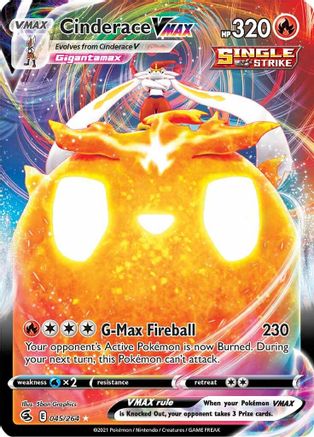 Cinderace VMAX (45) Holofoil - Fusion Strike