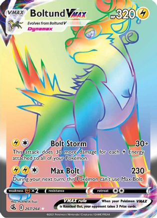 Boltund VMAX (Secret) (267) Holofoil - SWSH08 Fusion Strike