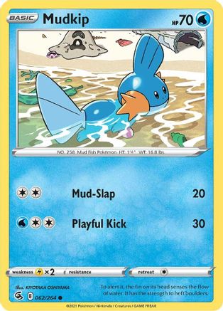 Mudkip (62) Reverse Holofoil - Fusion Strike