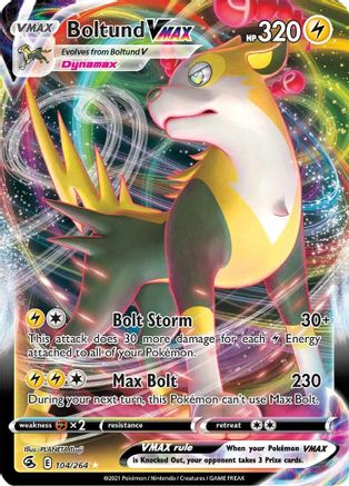 Boltund VMAX (104) Holofoil - SWSH08 Fusion Strike