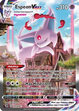 Espeon VMAX (Alternate Art Secret) (270) Holofoil - Fusion Strike