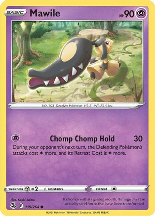 Mawile (119) Reverse Holofoil - Fusion Strike
