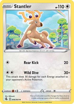 Stantler (208/264) [Sword & Shield: Fusion Strike] | Silver Goblin