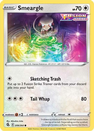 Smeargle (209/264) [Sword & Shield: Fusion Strike] | Silver Goblin