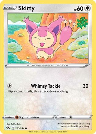 Skitty (210/264) [Sword & Shield: Fusion Strike] | Silver Goblin