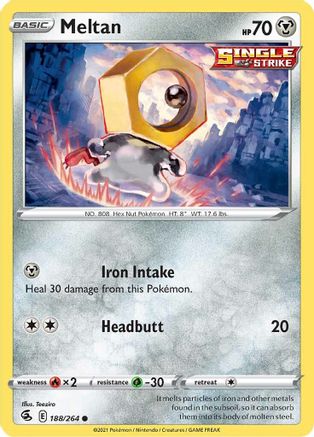 Meltan (188) Reverse Holofoil - Fusion Strike