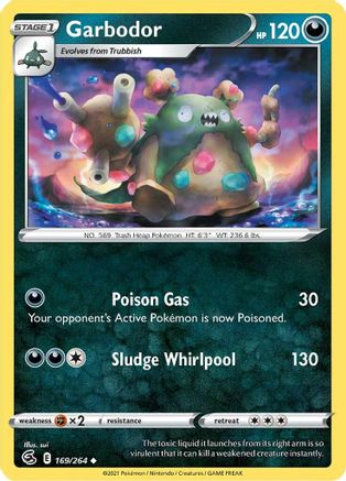 Garbodor (169) Reverse Holofoil - Fusion Strike