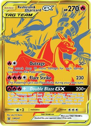 Reshiram & Charizard GX - SM247 (SM247) Holofoil - SM Promos