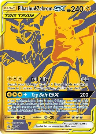 Pikachu & Zekrom GX - SM248 (SM248) Holofoil - SM Promos