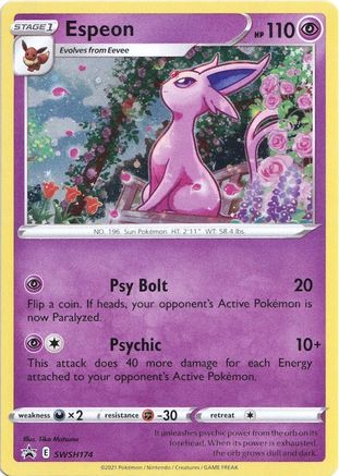 Espeon - SWSH174 (SWSH174) Holofoil - SWSH Sword & Shield Promo Cards