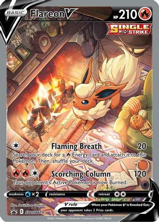 Flareon V - SWSH179 (SWSH179) Holofoil - SWSH Sword & Shield Promo Cards