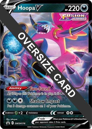 Hoopa V (SWSH176) (Jumbo Card) [Sword & Shield: Black Star Promos] | Silver Goblin