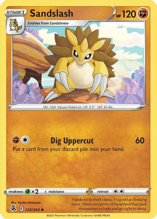 Sandslash (132/264) [Sword & Shield: Fusion Strike] | Silver Goblin