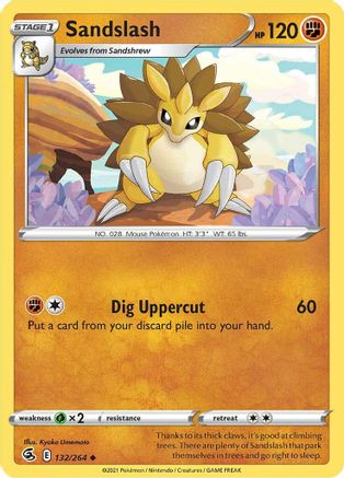 Sandslash (132) Reverse Holofoil - Fusion Strike