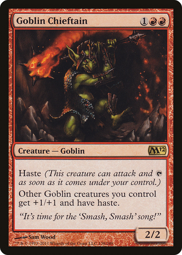 Goblin Chieftain [Magic 2012] Foil