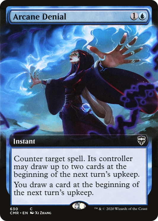 Arcane Denial (Extended Art) [Commander Legends] Foil