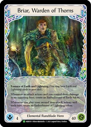 Briar, Warden of Thorns - HER050 Rainbow Foil (HER050) - Flesh and Blood: Promo Cards