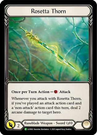 Rosetta Thorn (LGS068) Cold Foil - Flesh and Blood: Promo Cards