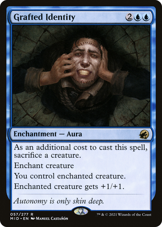 Grafted Identity [Innistrad: Midnight Hunt] Foil