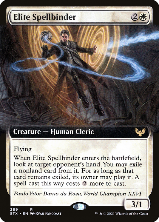 Elite Spellbinder (Extended Art) [Strixhaven: School of Mages] Foil