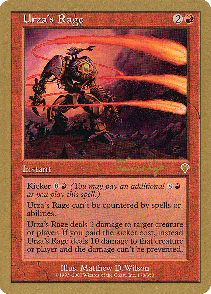 Urza's Rage (Tom van de Logt) [World Championship Decks 2001] | Silver Goblin