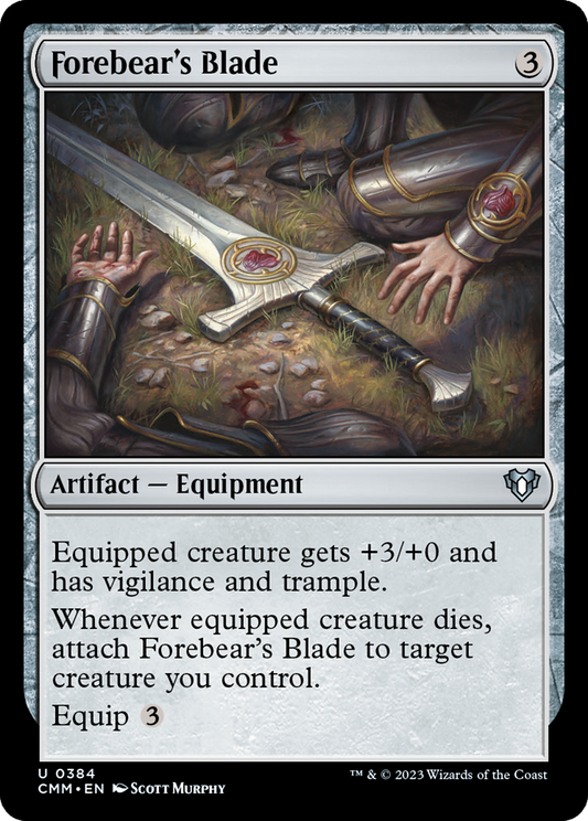 Forebear's Blade [Commander Masters] Foil