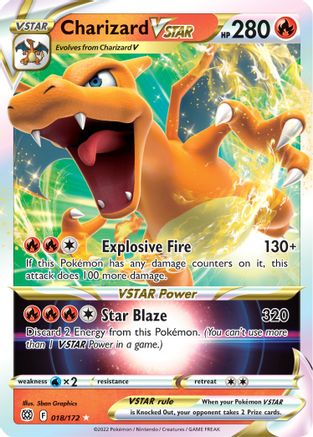 Charizard VSTAR (018/172) [Sword & Shield: Brilliant Stars] | Silver Goblin