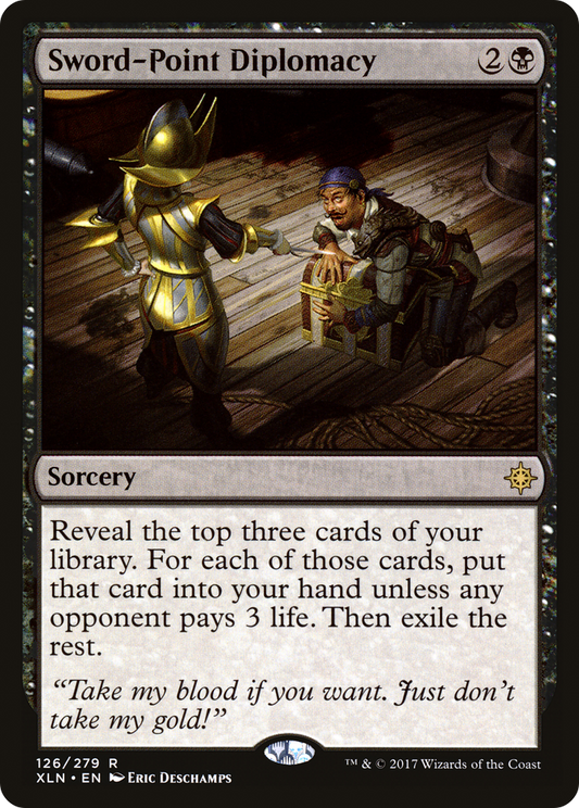 Sword-Point Diplomacy [Ixalan] Foil