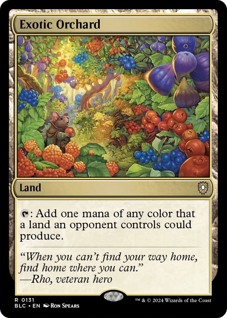 Exotic Orchard [Bloomburrow Commander] | Silver Goblin