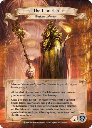 The Librarian (FAB043) Rainbow Foil - FaB Promos