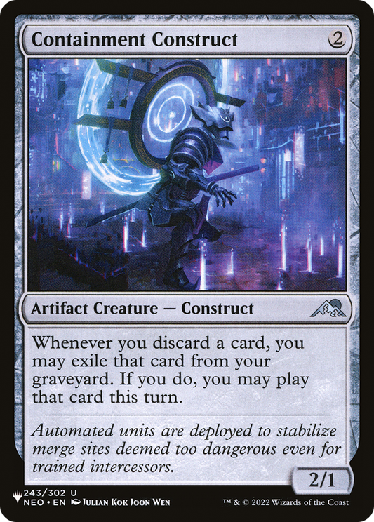 Containment Construct (NEO-243)