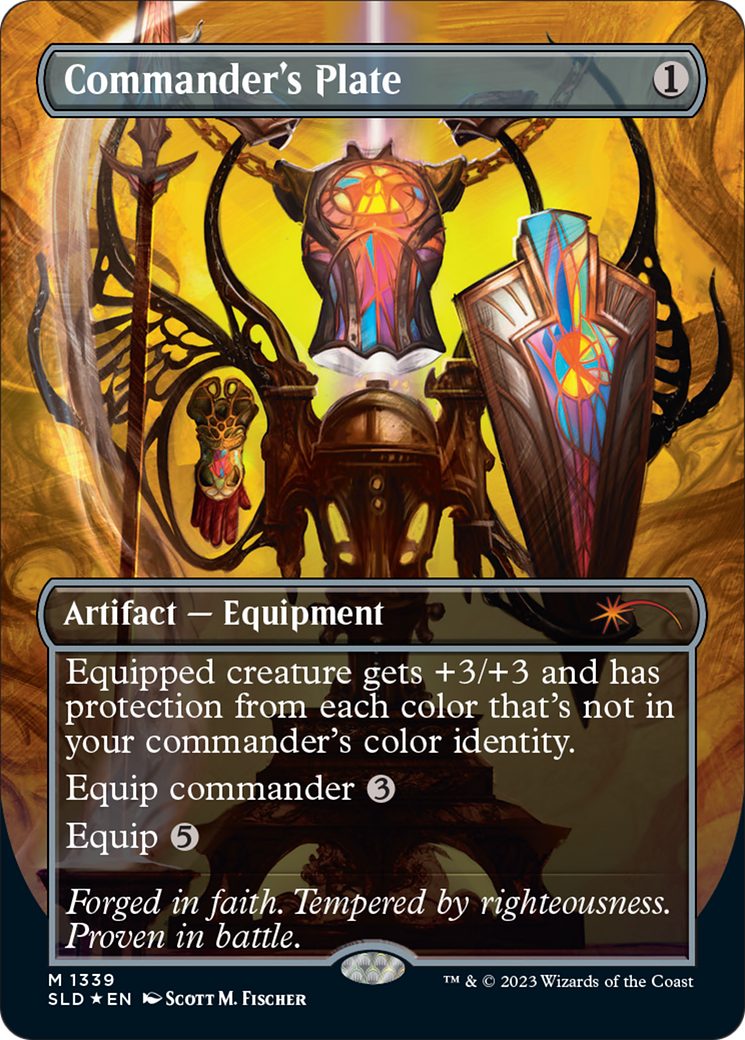 Commander's Plate (1339) Foil - Secret Lair Drop