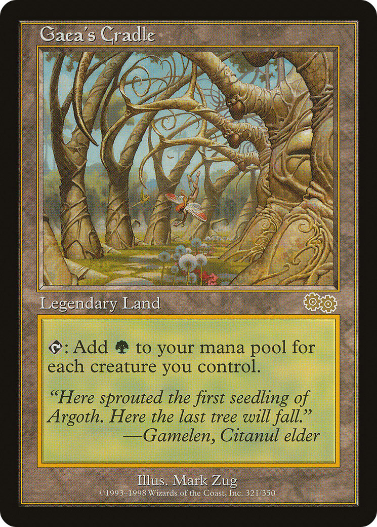 Gaea's Cradle [Urza's Saga] | Silver Goblin