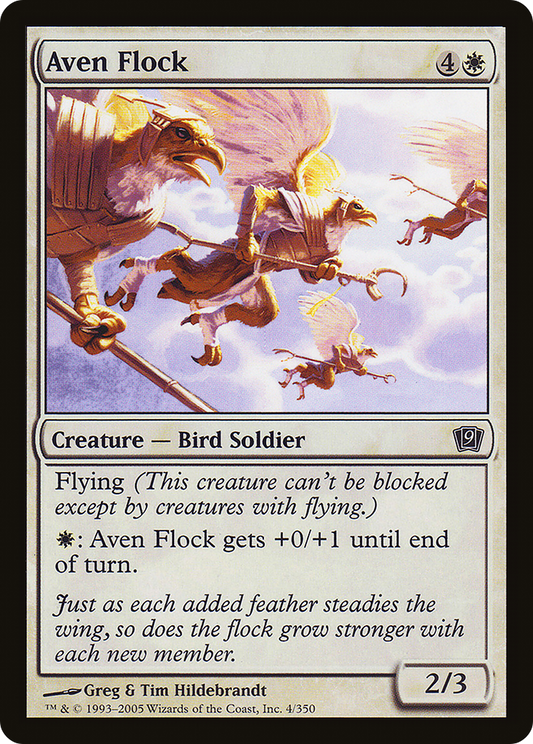 Aven Flock (04) Foil - Ninth Edition