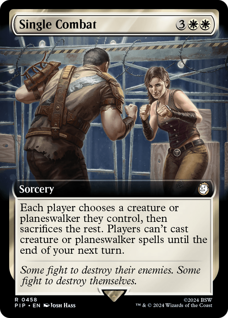 Single Combat (Extended Art) (458) Foil - Fallout