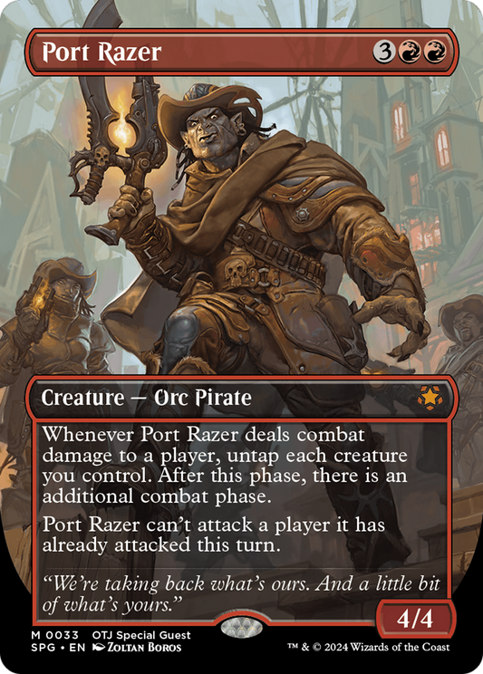 Port Razer (Borderless) [Outlaws of Thunder Junction Special Guests] Foil
