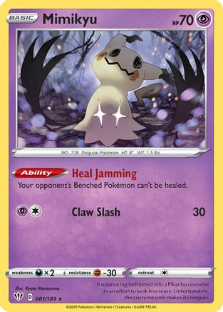 Mimikyu - 081/189 (81) Holofoil - Miscellaneous Cards & Products