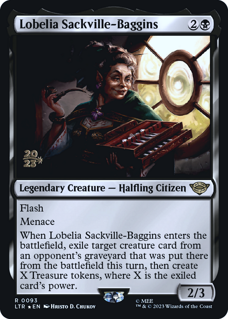 Lobelia Sackville-Baggins [The Lord of the Rings: Tales of Middle-Earth Prerelease Promos] | Silver Goblin